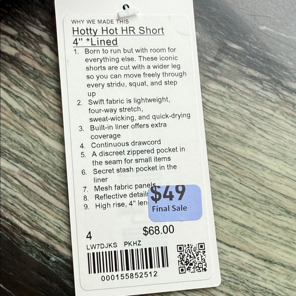 lululemon athletica Light Pink Athletic Shorts - Picture 2 of 3